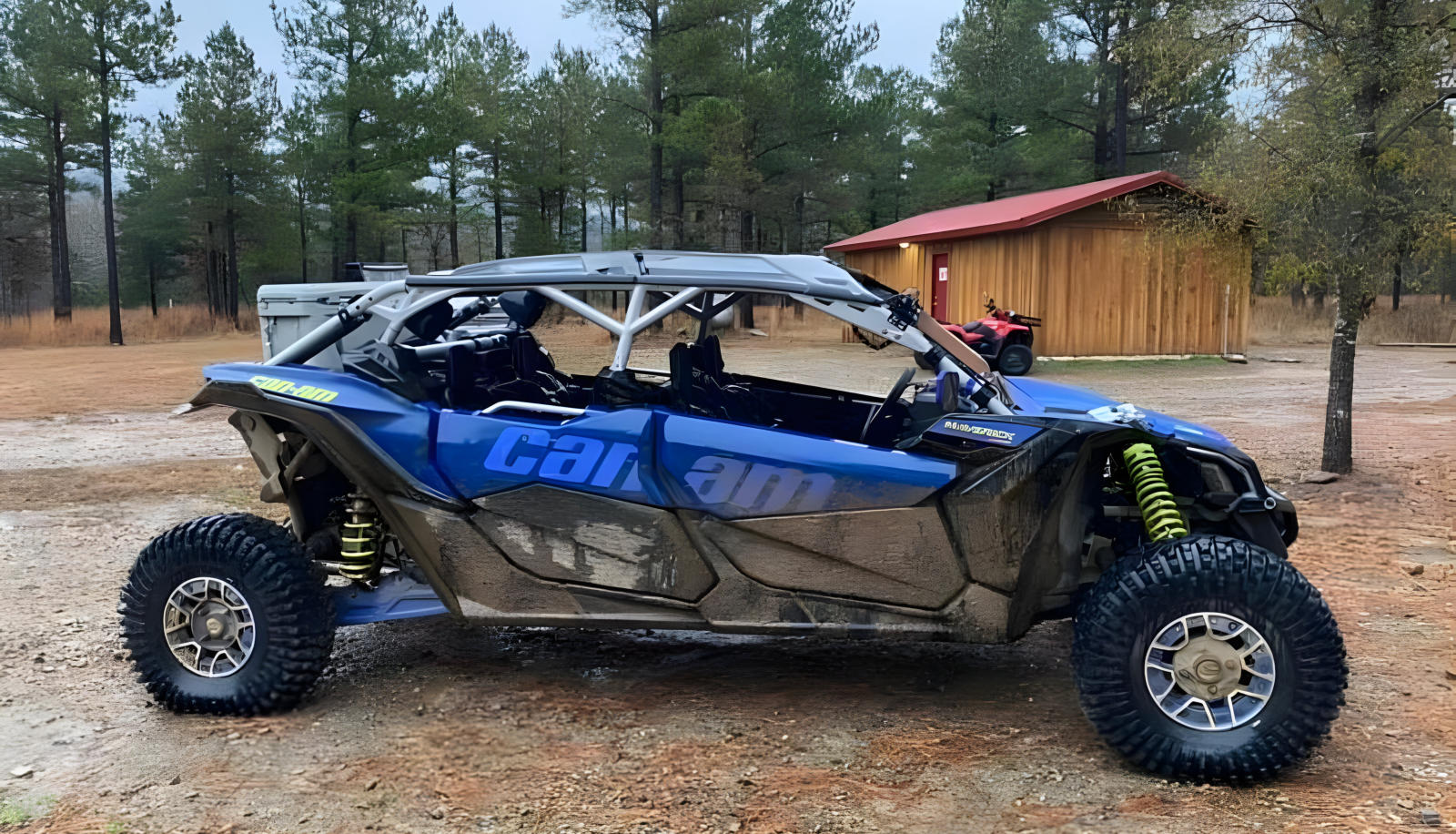 sunset at fourche mountain adventures campground in the Ouachita National Forest